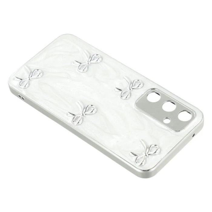 WANLONFENG - WANLONFENG Samsung Galaxy A55 5G Skal TPU + Akryl - Metall Båge