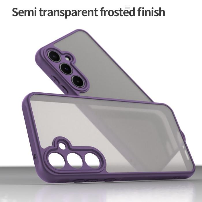 WANLONFENG - WANLONFENG Samsung Galaxy A55 5G Skal TPU FD Serie - Lila