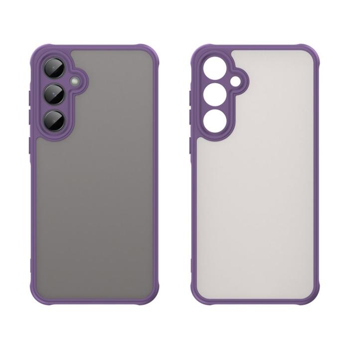 WANLONFENG - WANLONFENG Samsung Galaxy A55 5G Skal TPU FD Serie - Lila