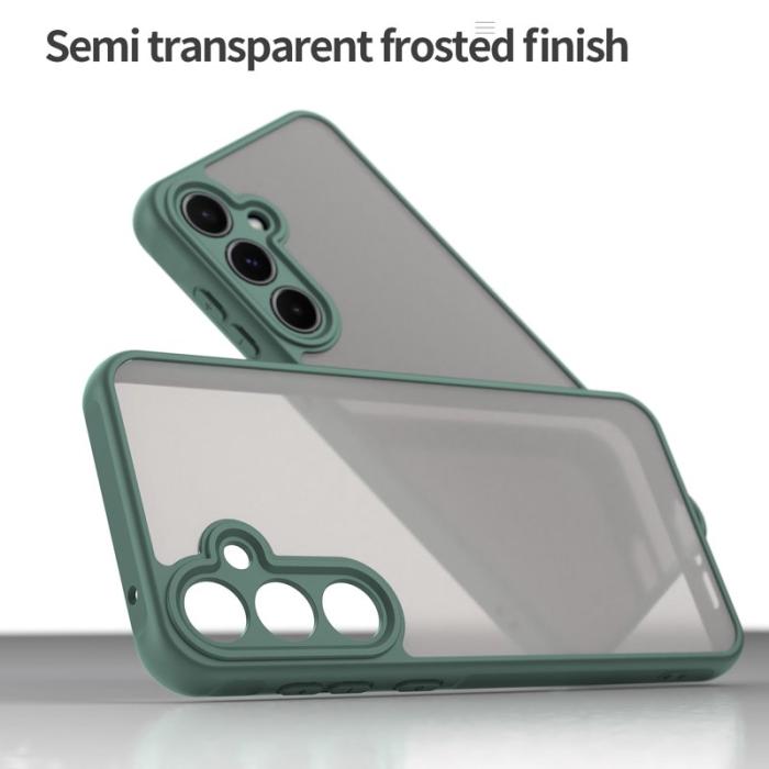 WANLONFENG - WANLONFENG Samsung Galaxy A55 5G Skal TPU FD Series - Grön