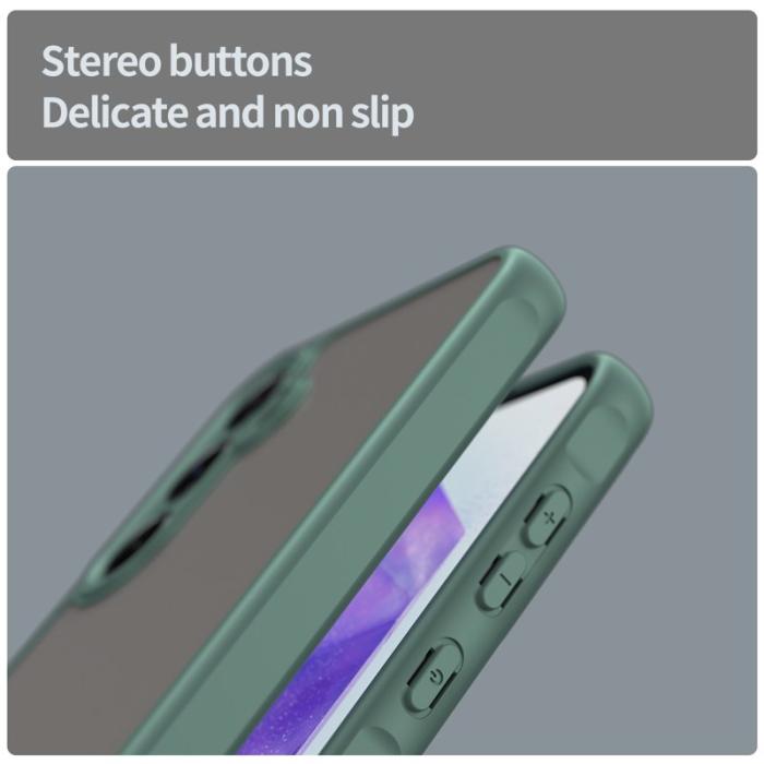 WANLONFENG - WANLONFENG Samsung Galaxy A55 5G Skal TPU FD Series - Grön