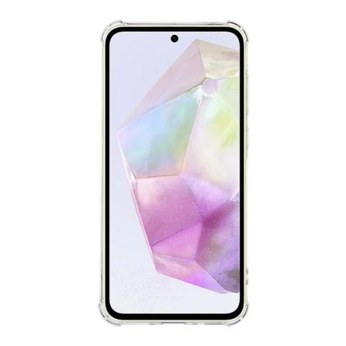 WANLONFENG - WANLONFENG Samsung Galaxy A55 5G Skal TPU WL3 Series - Transparent
