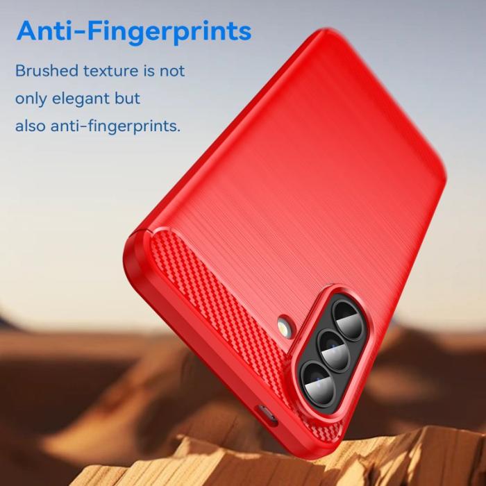 WANLONFENG - WANLONFENG Samsung Galaxy A57 Mobilskal Plast - Röd