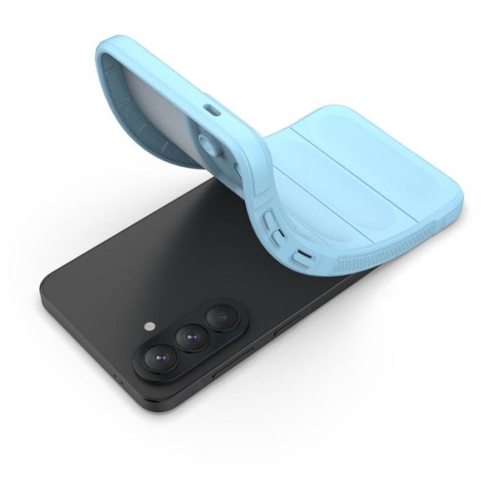 WANLONFENG - WANLONFENG Samsung Galaxy A57 Mobilskal TPU - Blå