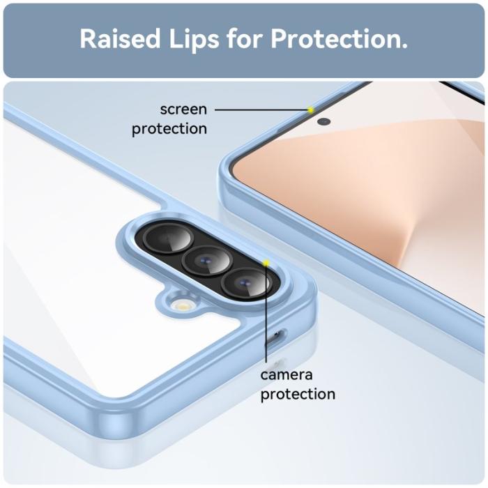 WANLONFENG - WANLONFENG Samsung Galaxy A57 Mobilskal TPU - Blå