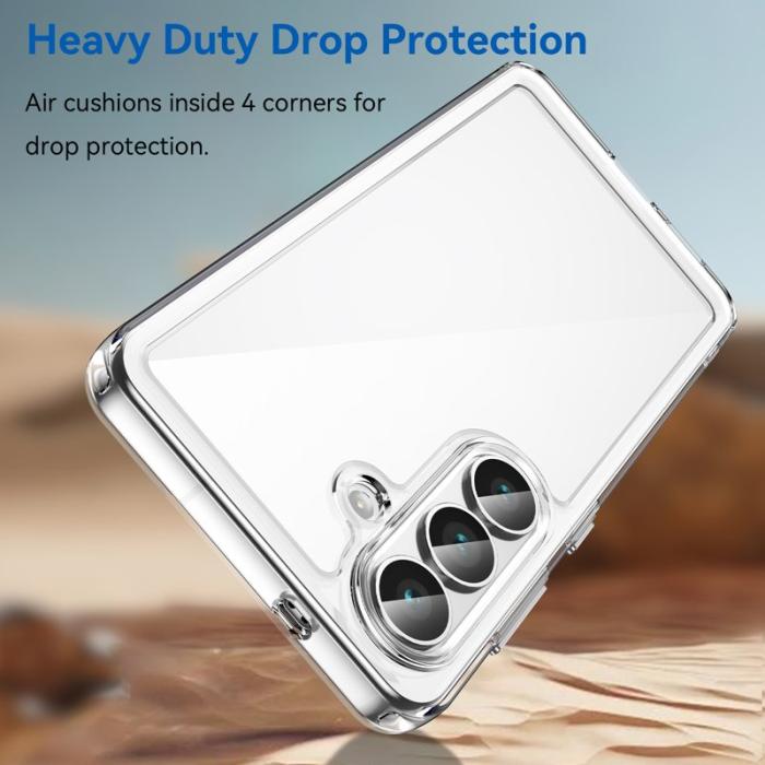 WANLONFENG - WANLONFENG Samsung Galaxy S26 Plus Mobilskal TPU Akryl Klar - Transparent