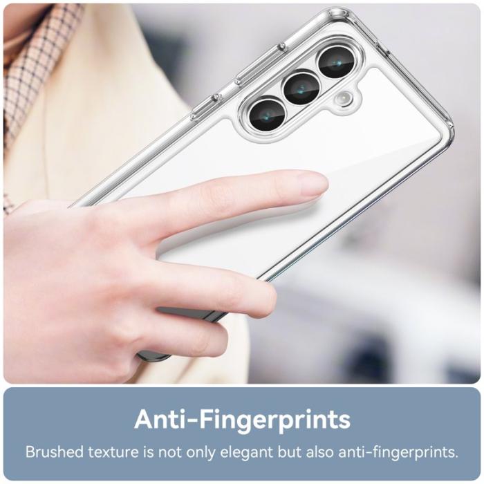 WANLONFENG - WANLONFENG Samsung Galaxy S26 Plus Mobilskal TPU Akryl Klar - Transparent