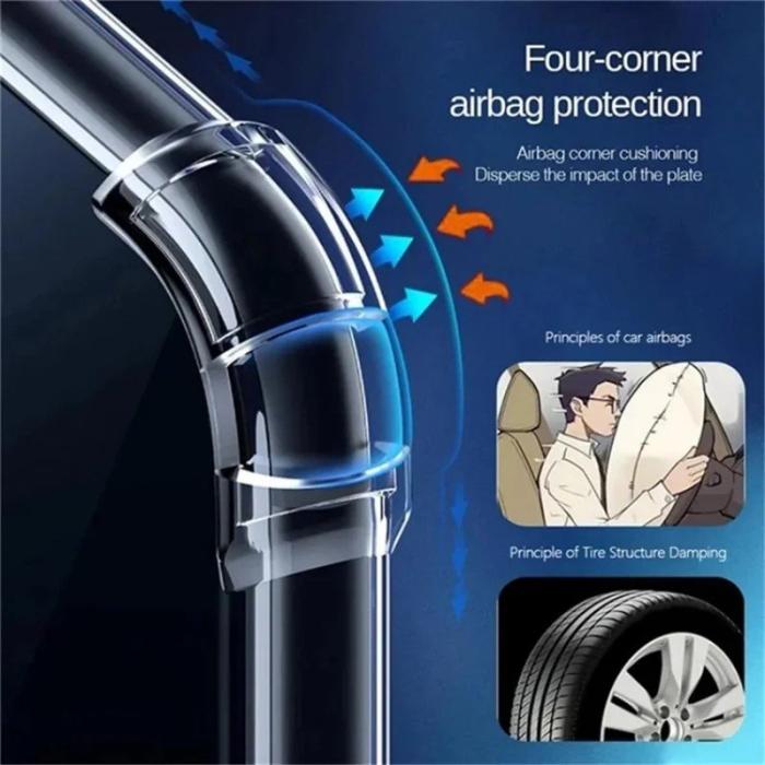 WANLONFENG - WANLONFENG Samsung Galaxy S26+ Mobilskal TPU WL3 Serie - Transparent