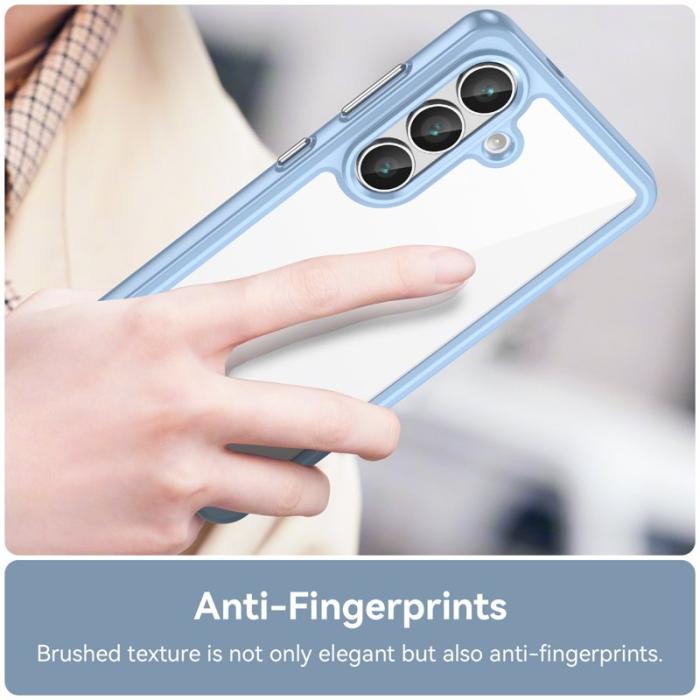 WANLONFENG - WANLONFENG Samsung Galaxy S26 Skal TPU XC Serie - Blå