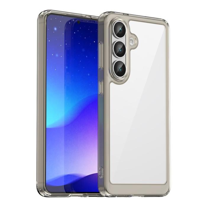 WANLONFENG - WANLONFENG Samsung Galaxy S26 Skal TPU XC Serie - Transparent Grå