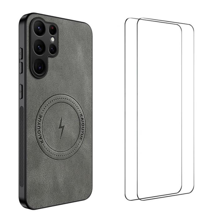 OEM - WANLONFENG Samsung Galaxy S26 Ultra Mobilskal PC TPU SD Series - Grå