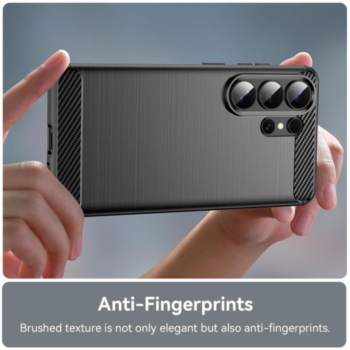 OEM - WANLONFENG Samsung Galaxy S26 Ultra Mobilskal TPU LS Serie - Svart