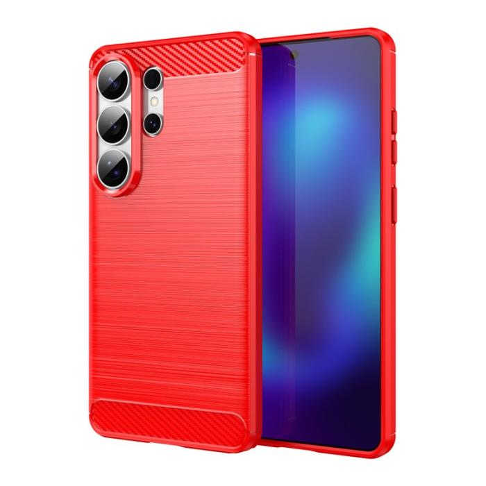 WANLONFENG - WANLONFENG Samsung Galaxy S26 Ultra Mobilskal TPU LS Series - Röd