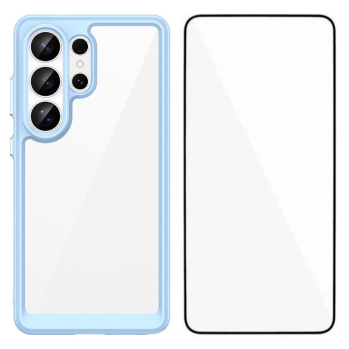 OEM - WANLONFENG Samsung Galaxy S26 Ultra Mobilskal TPU XC Serie - Blå