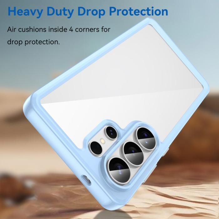 OEM - WANLONFENG Samsung Galaxy S26 Ultra Mobilskal TPU XC Serie - Blå