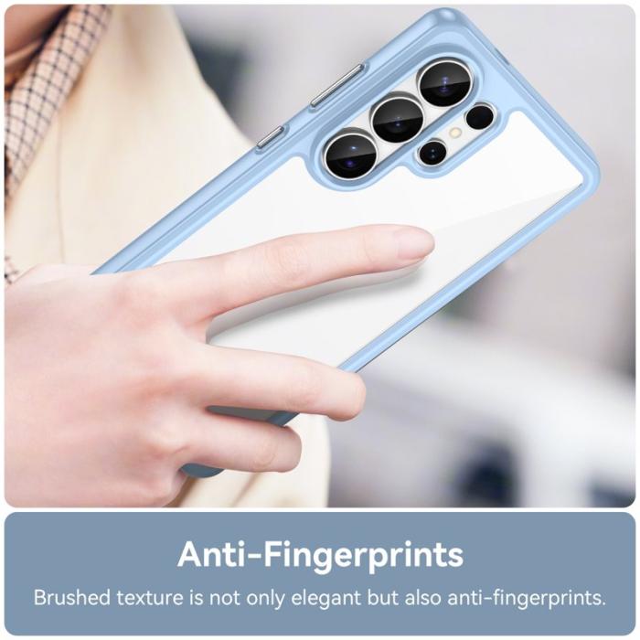 OEM - WANLONFENG Samsung Galaxy S26 Ultra Mobilskal TPU XC Serie - Blå
