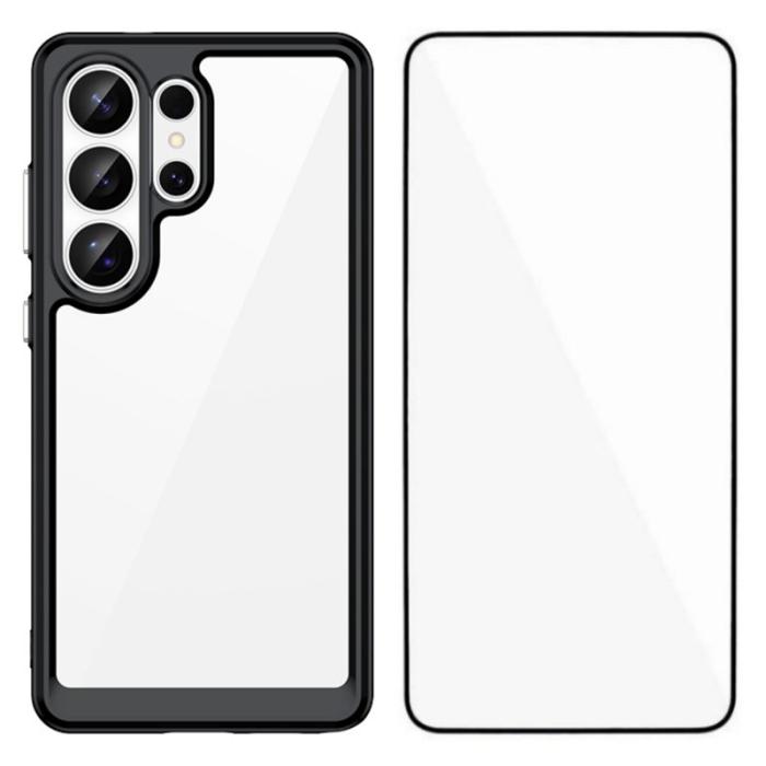 OEM - WANLONFENG Samsung Galaxy S26 Ultra Mobilskal TPU XC Serie - Svart