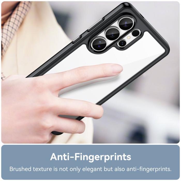 OEM - WANLONFENG Samsung Galaxy S26 Ultra Mobilskal TPU XC Serie - Svart