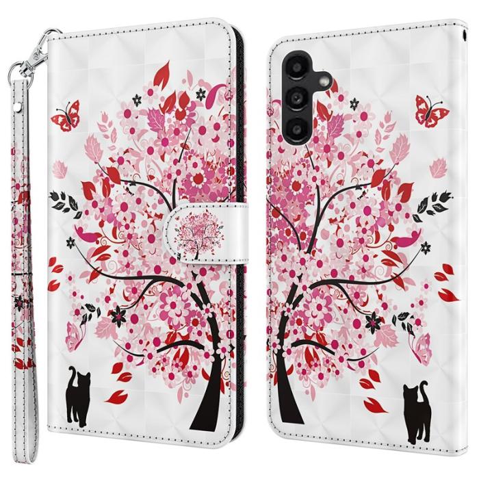 OEM - Wish Tree Samsung Galaxy A55 5G Skal 3D Mönster Folio - Wish Tree