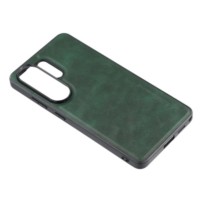 X-Level - X-LEVEL Samsung Galaxy S26 Ultra Mobilskal Konstläder Bojue-3 - Grå