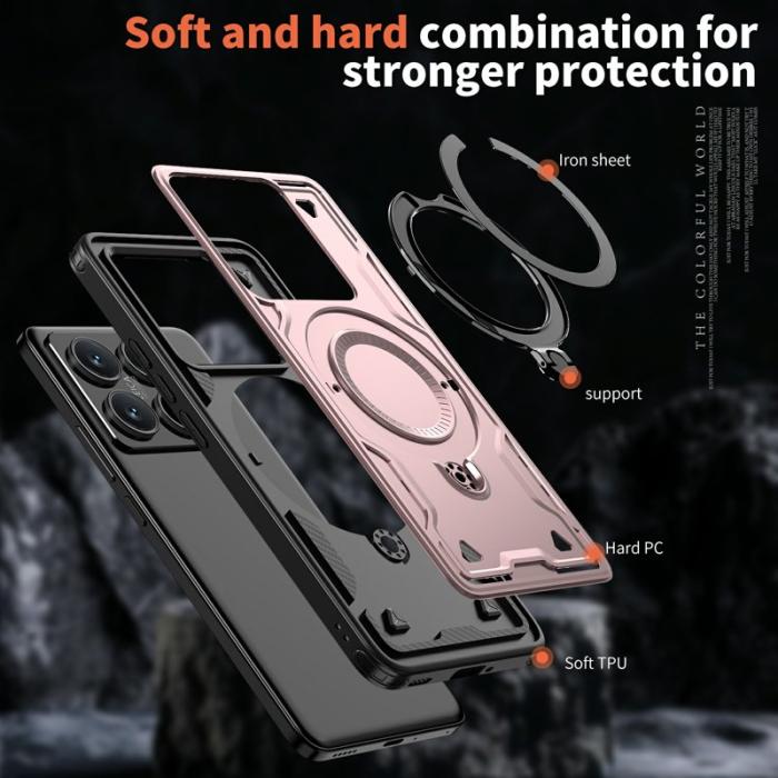 N/A - Xiaomi 14T Pro Skal Plast Militärt Skydd - Roséguld