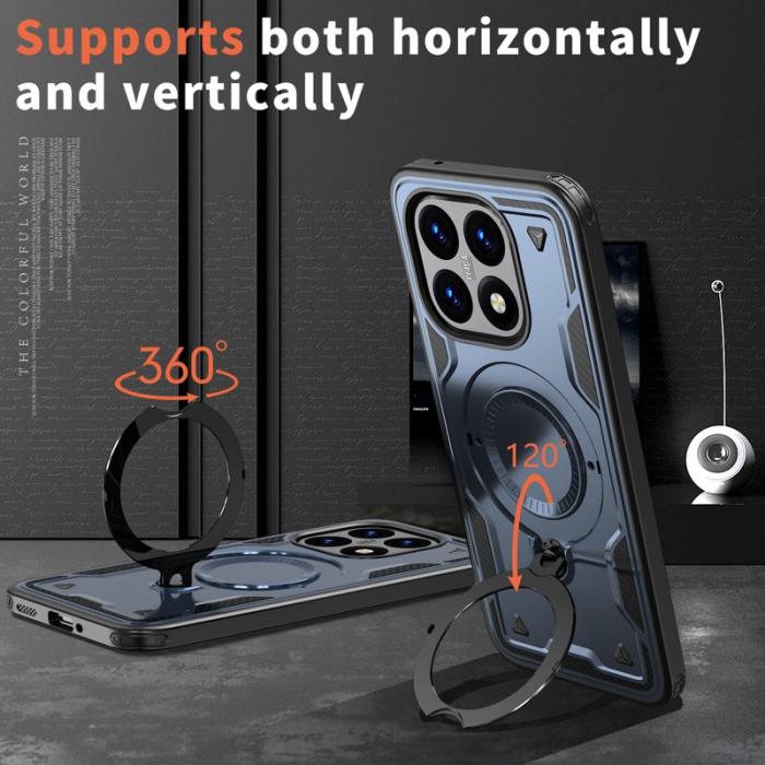 N/A - Xiaomi 15T Skal Militärskydd Plast Med Ställ - Blå