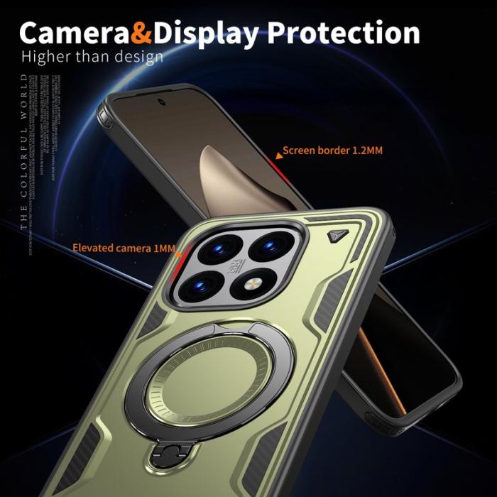 N/A - Xiaomi 15T Skal Militärt Skydd PC + TPU - Olivgrön