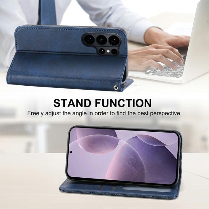 OEM - Xiaomi 17 Plånboksfodral Konstläder med Handrem - Blå