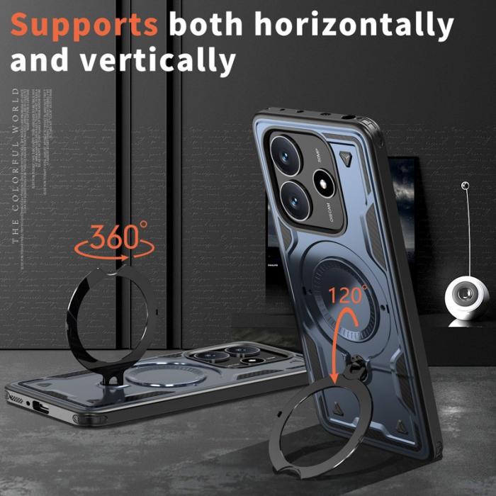 N/A - Xiaomi Redmi Note 14 5G Skal Plast Militärskydd - Blå