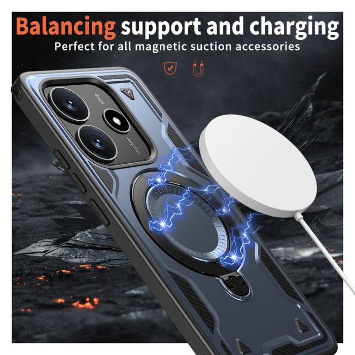 N/A - Xiaomi Redmi Note 14 5G Skal Plast Militärskydd - Blå