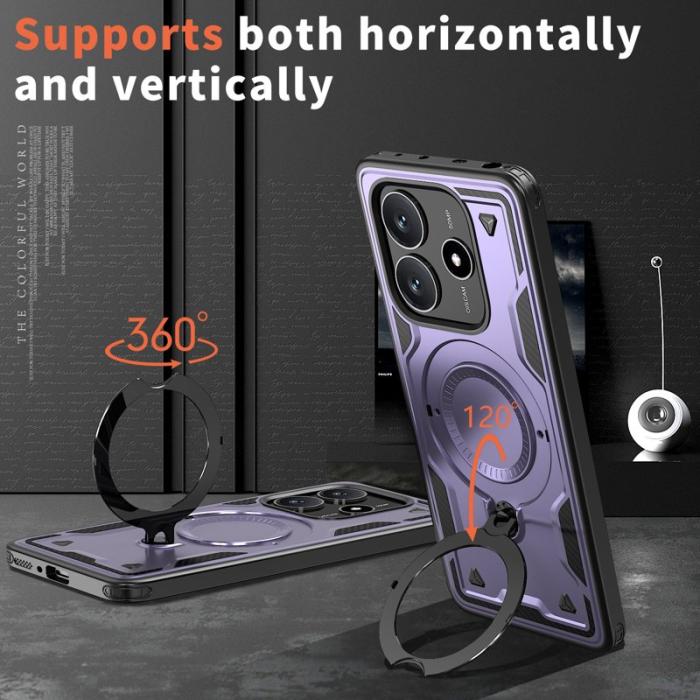 N/A - Xiaomi Redmi Note 14 5G Skal Plast Militärt Skydd - Lila