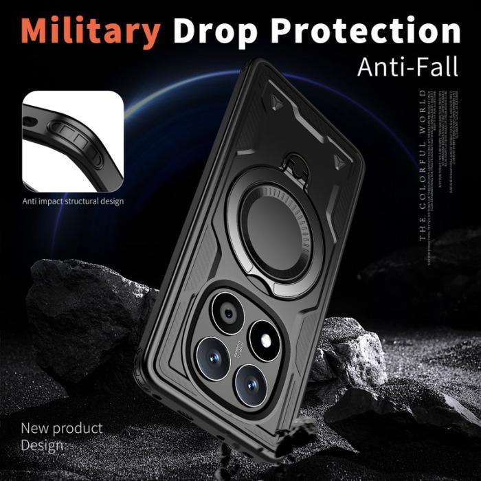 N/A - Xiaomi Redmi Note 14 Pro 5G Skal Plast - Svart