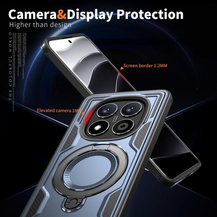 N/A - Xiaomi Redmi Note 14 Pro 5G Skal Plast Militärskydd - Blå