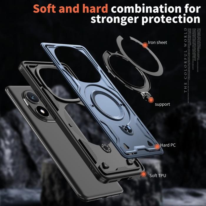 N/A - Xiaomi Redmi Note 14 Pro 5G Skal Plast Militärskydd - Blå