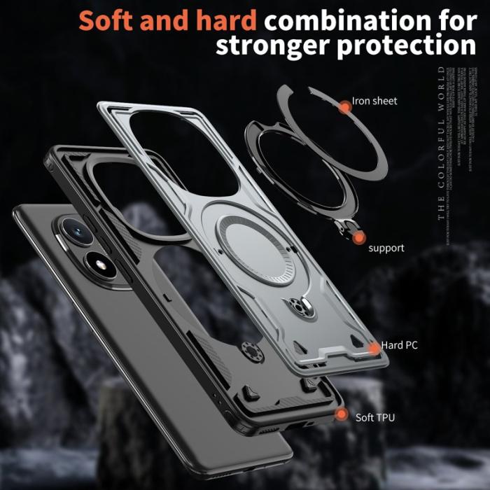 N/A - Xiaomi Redmi Note 14 Pro 5G Skal Plast Militärt Skydd - Grå