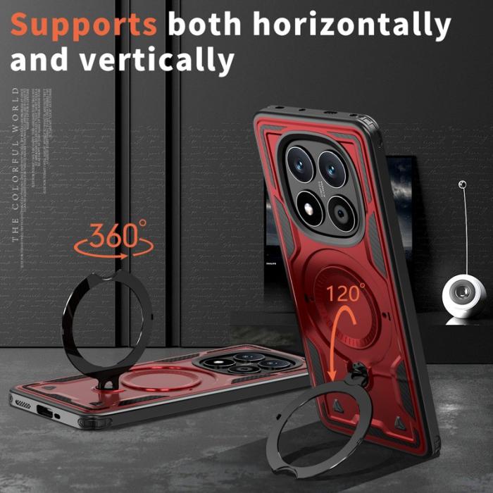 N/A - Xiaomi Redmi Note 14 Pro 5G Skal Plast Röd