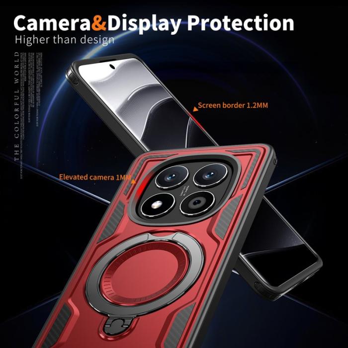 N/A - Xiaomi Redmi Note 14 Pro 5G Skal Plast Röd