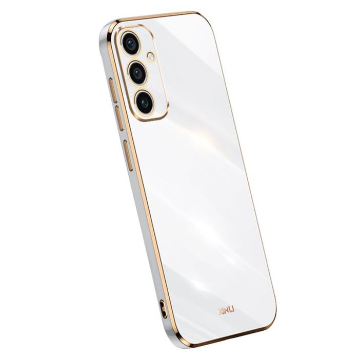 XINLI - XINLI Samsung Galaxy A35 5G Skal Mjuk TPU Stötsäker - Vit