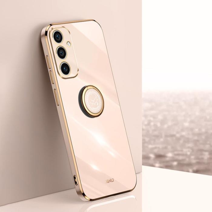 XINLI - XINLI Samsung Galaxy A35 5G Skal TPU Plånboksfodral - Rosa