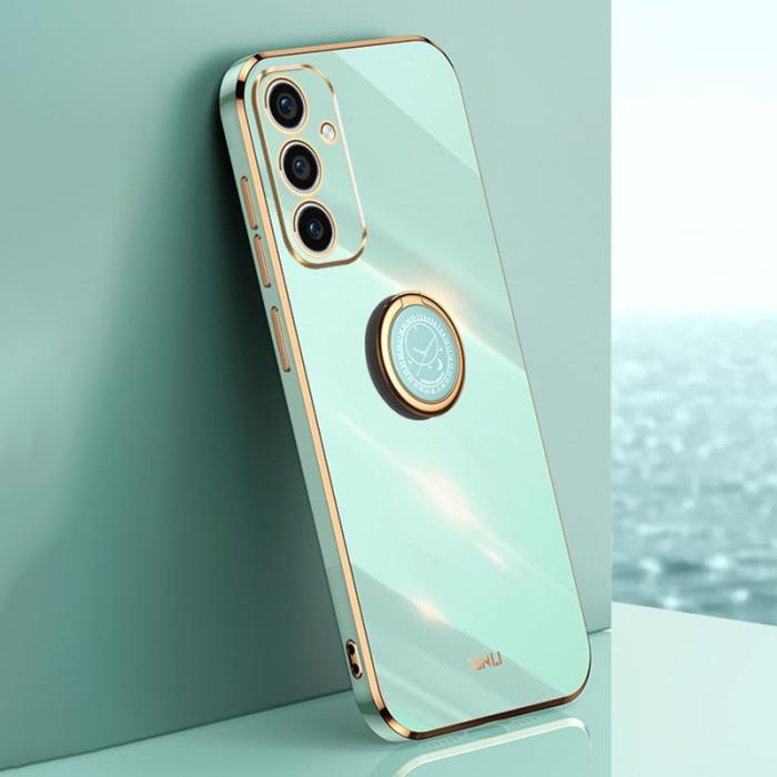 XINLI - XINLI Samsung Galaxy A55 5G Skal Plast Electropläterad - Cyan