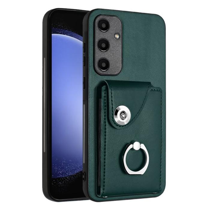 OEM - YB Leather Coating Series-7 Samsung Galaxy A55 5G Skal - Grön