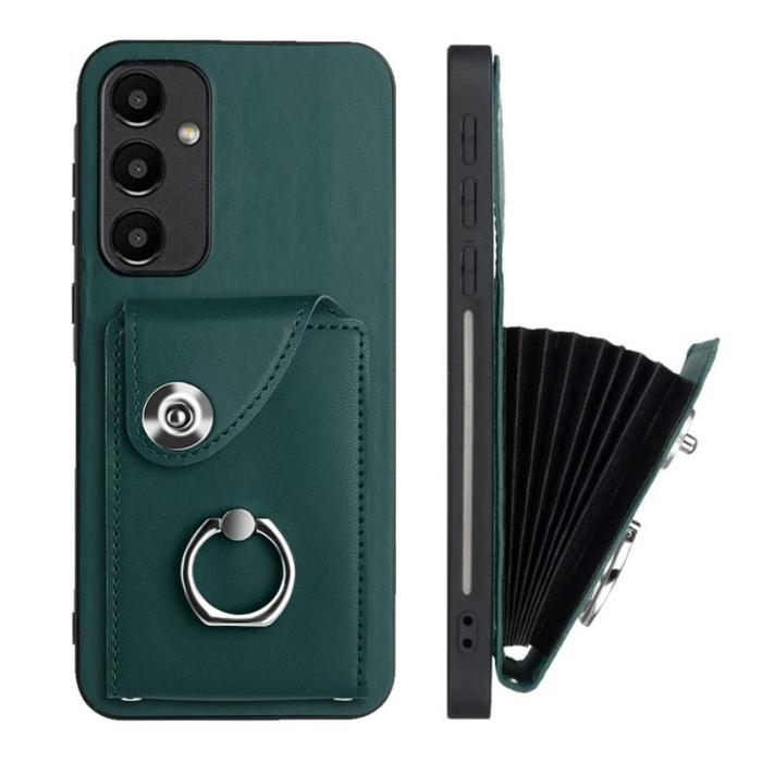 OEM - YB Leather Coating Series-7 Samsung Galaxy A55 5G Skal - Grön
