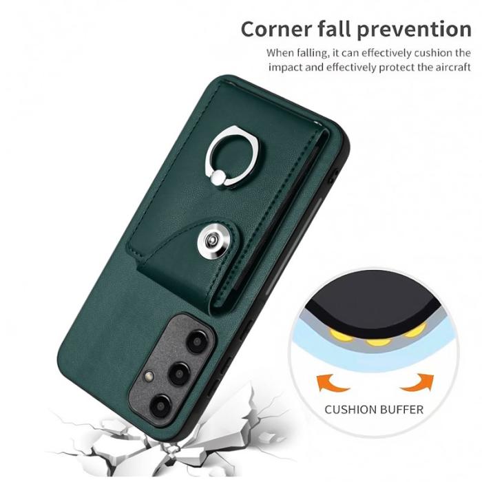 OEM - YB Leather Coating Series-7 Samsung Galaxy A55 5G Skal - Grön