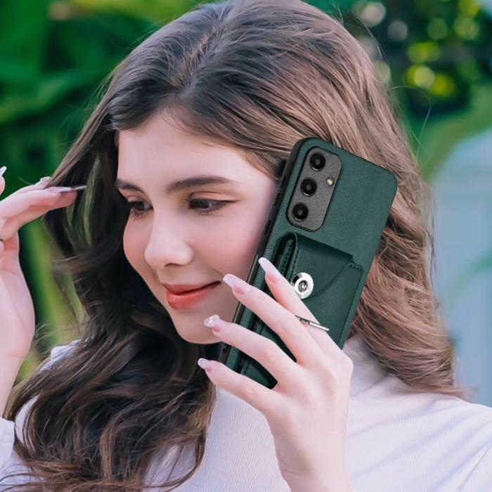 OEM - YB Leather Coating Series-7 Samsung Galaxy A55 5G Skal - Grön