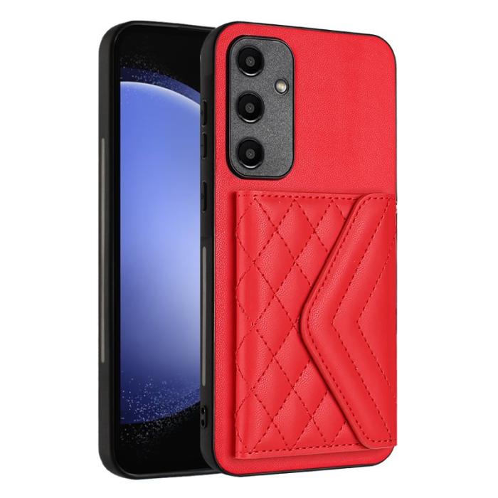 OEM - YB Leather Coating Series-8 Samsung Galaxy A55 5G Skal Äkta Läder - Röd