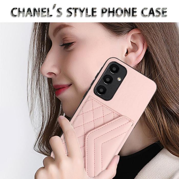 OEM - YB Leather Coating Series-8 Samsung Galaxy A55 5G Skal Äkta Läder - Rosa