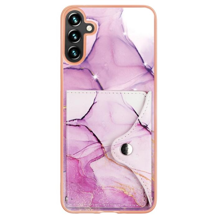OEM - YB Leather Coating Series-9 Samsung Galaxy A35 5G Skal PU Läder - Lila