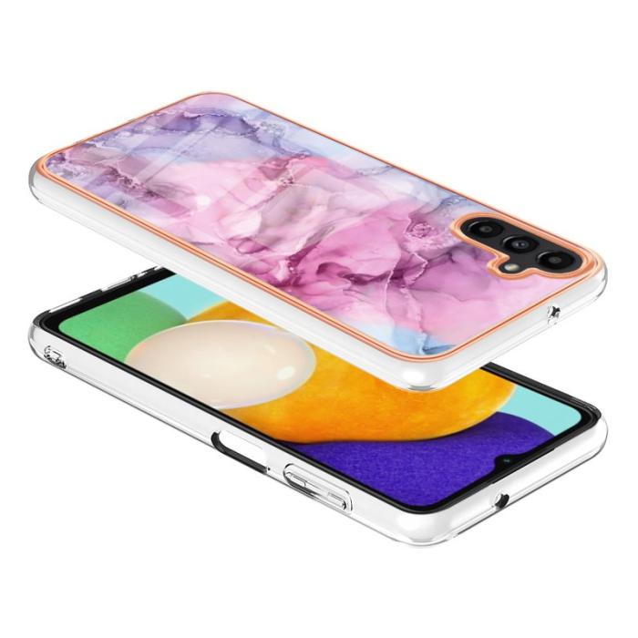 OEM - YB Samsung Galaxy A55 5G Skal TPU IMD Series-16 - Rosa