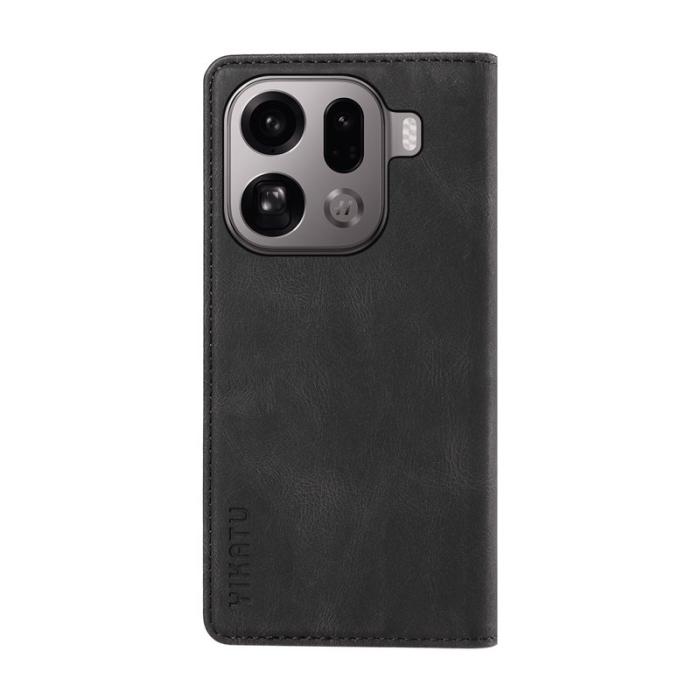 YIKATU - YIKATU Oppo Find X9 Pro 5G Plånboksfodral Konstläder - Svart