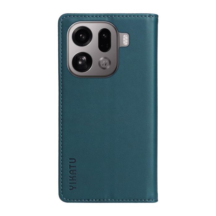 YIKATU - YIKATU Oppo Find X9 Pro 5G Plånboksfodral Konstläder - Grön